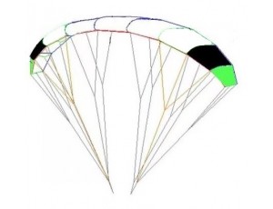 Parafun 0.98M RC Paramotor Wing Part - Green 